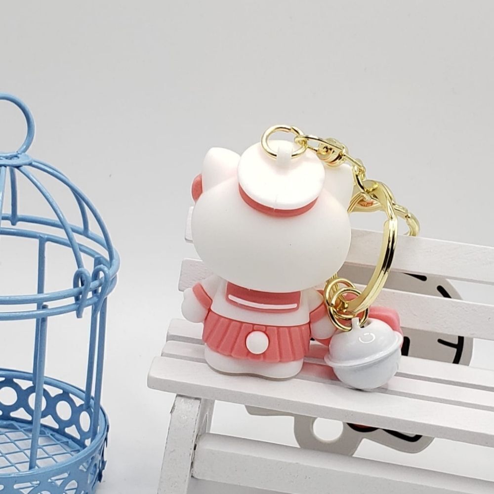 Brand New Hello Kitty Red Keychain #2 - Picture 2 of 4